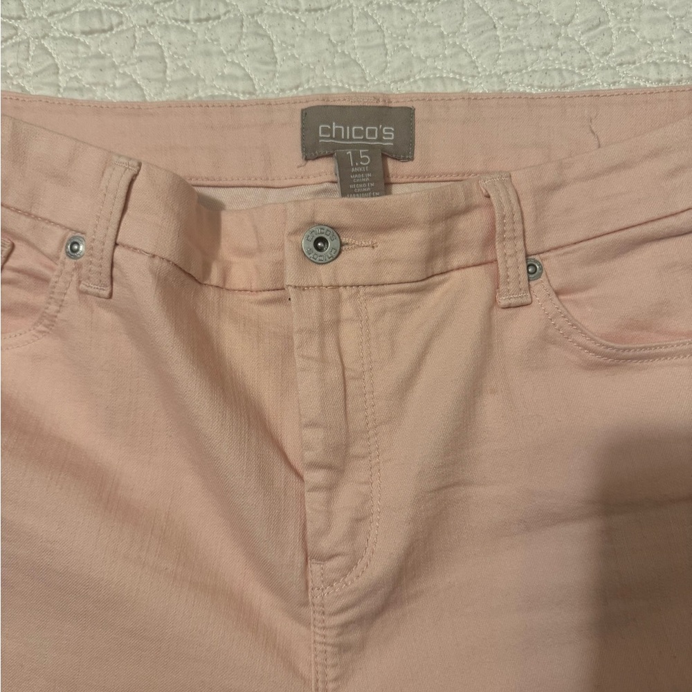 Chico's Blush Pink Trousers